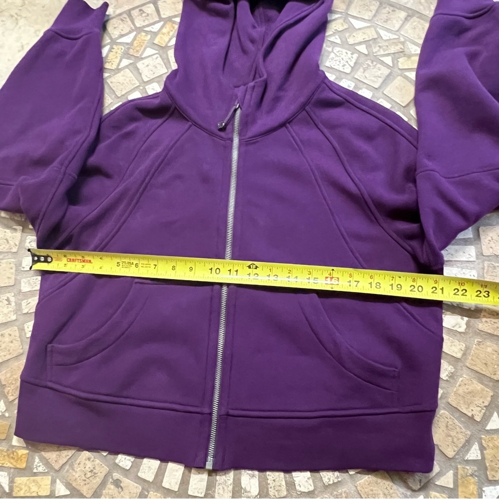Lululemon scuba oversized full-zip hoodie purple - Picture 6 of 11